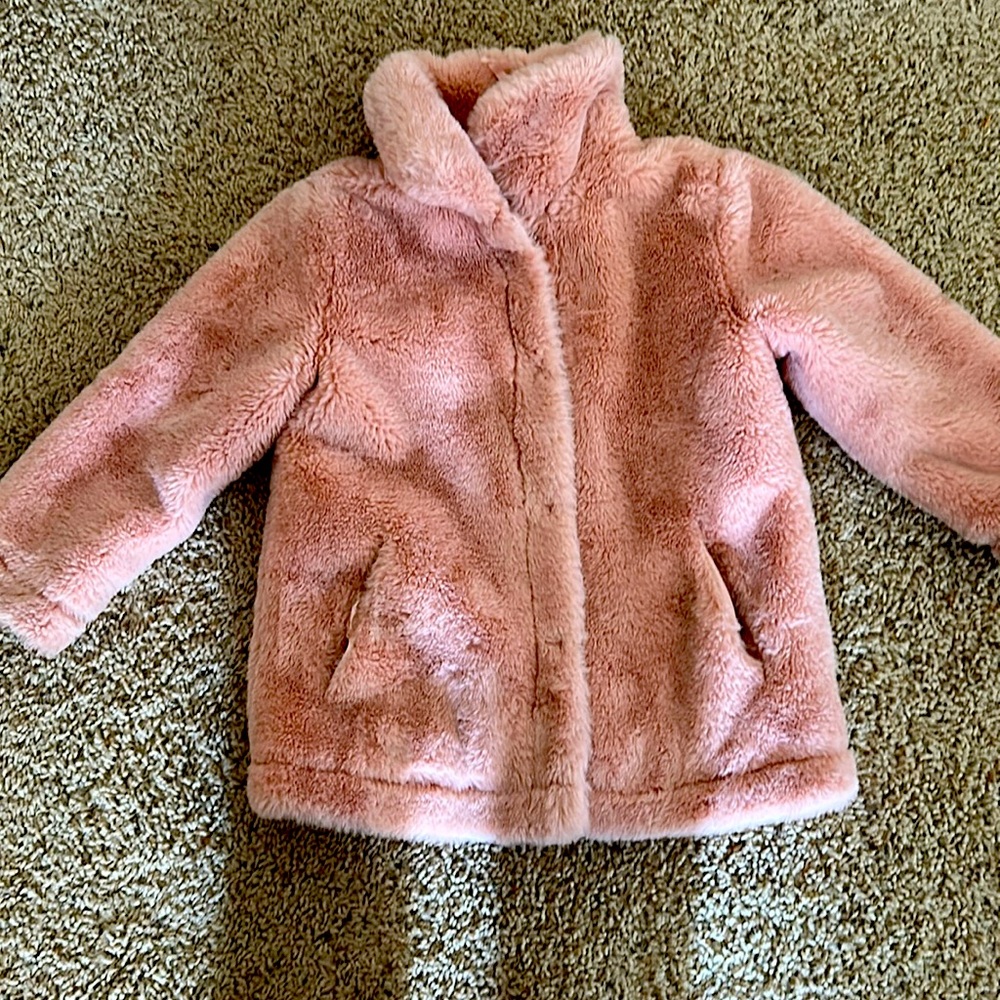 4T warm and fuzzy coat